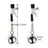 BDSM Bondage Sex Nipple Clamp Stainless Steel Breast Clamp Clips Metal Nipple Shaking Clamps Breast Clip Sex Slaves Sex Shop 18+