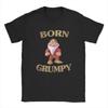 Men Born Grumpy Seven Dwarfs T Shirts Cotton Clothing Funny Short Sleeve Round Neck Tees Printing T-Shirts