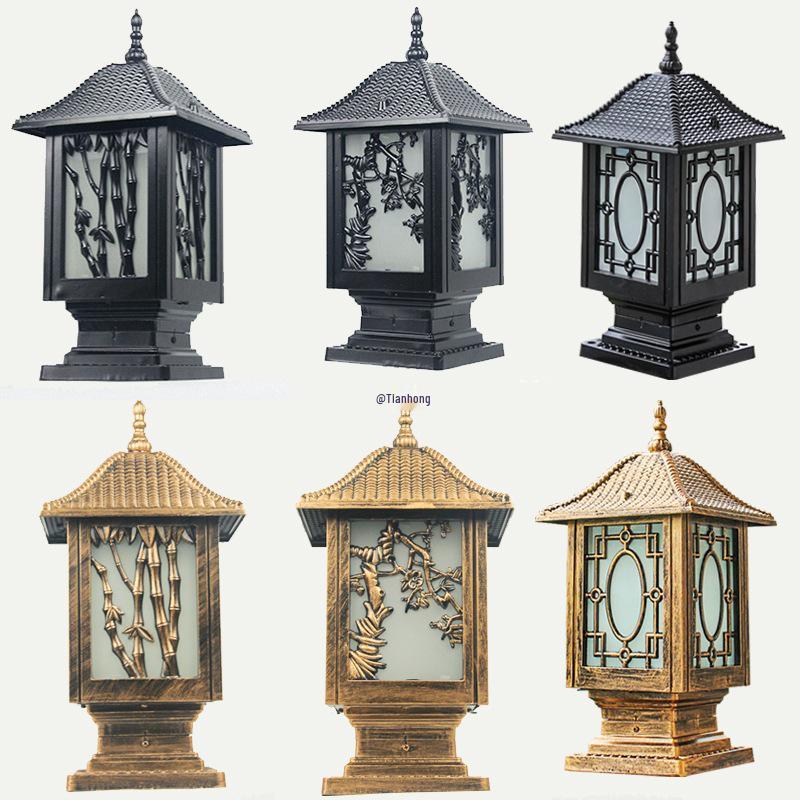 Chinese Style Waterproof Outdoor Wall Lamp for Garden and Villa