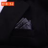 Men's Suit Accessories: Silk Pocket Square, Lapel Pin, and Scarf for Formal Wear and Wedding Gifts