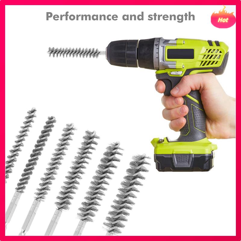 18 Pcs Wire Brushes For Drill,Stainless Steel Small Wire Brush In Different Sizes,For Cleaning,Cleaning Wire Brush Set