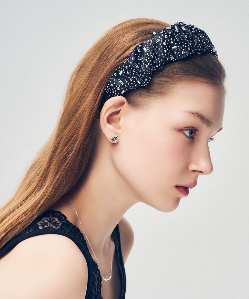 Dana Burton Atelier Crystal Shirring Hairband