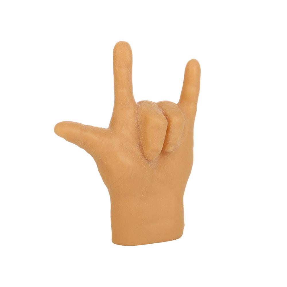 Influencer Mini Cat Teaser: Stretchable Six-Finger Prank Toy