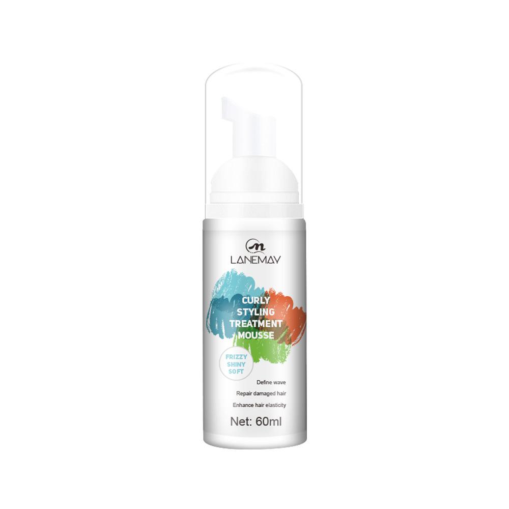 Styling-Mousse für lockiges Haar, feuchtigkeitsspendendes Anti-Haar-Spray, Ananas-Duft für lockiges Haar