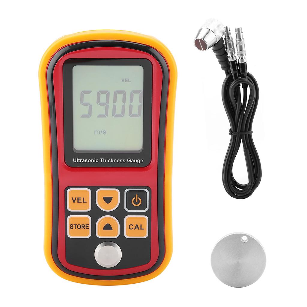 Auto Calibration Low Battery Large Lcd Display Digital Thickness Tester Material Thickness Gauge for Field for Work At Heights