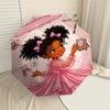 1PC Girl Storybook Umbrella-8-Rib Reinforced, Automatic Open, Lightweight & Durable, Fashion Accessory for Outdoor, J0400