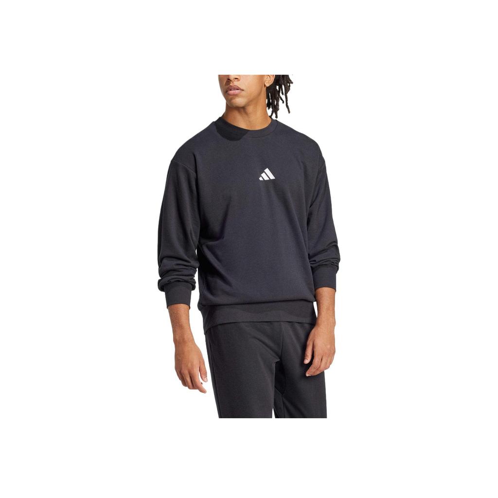 New Adidas ESSENTIALSSport FEELCOZY Sweatshirt Men's Black JE3837