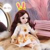 12 Inch 30 CM Bjd Anime Doll With Clothes Kids Girls 4 To 16 Years Dollhouse Accessories Skirt Hat Headdress Dress Up DIY Toys