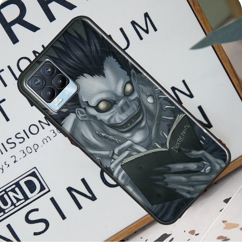 Japan Anime Death Note Case For Realme 8 Pro 8i GT Master GT Neo 2 C21 Back Cover For OnePlus Nord 2 8T 9R 9 Pro