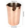 500ML Cocktail Mug Insulation Mixing Glass Professional Wine Stirring Cup  Bartender