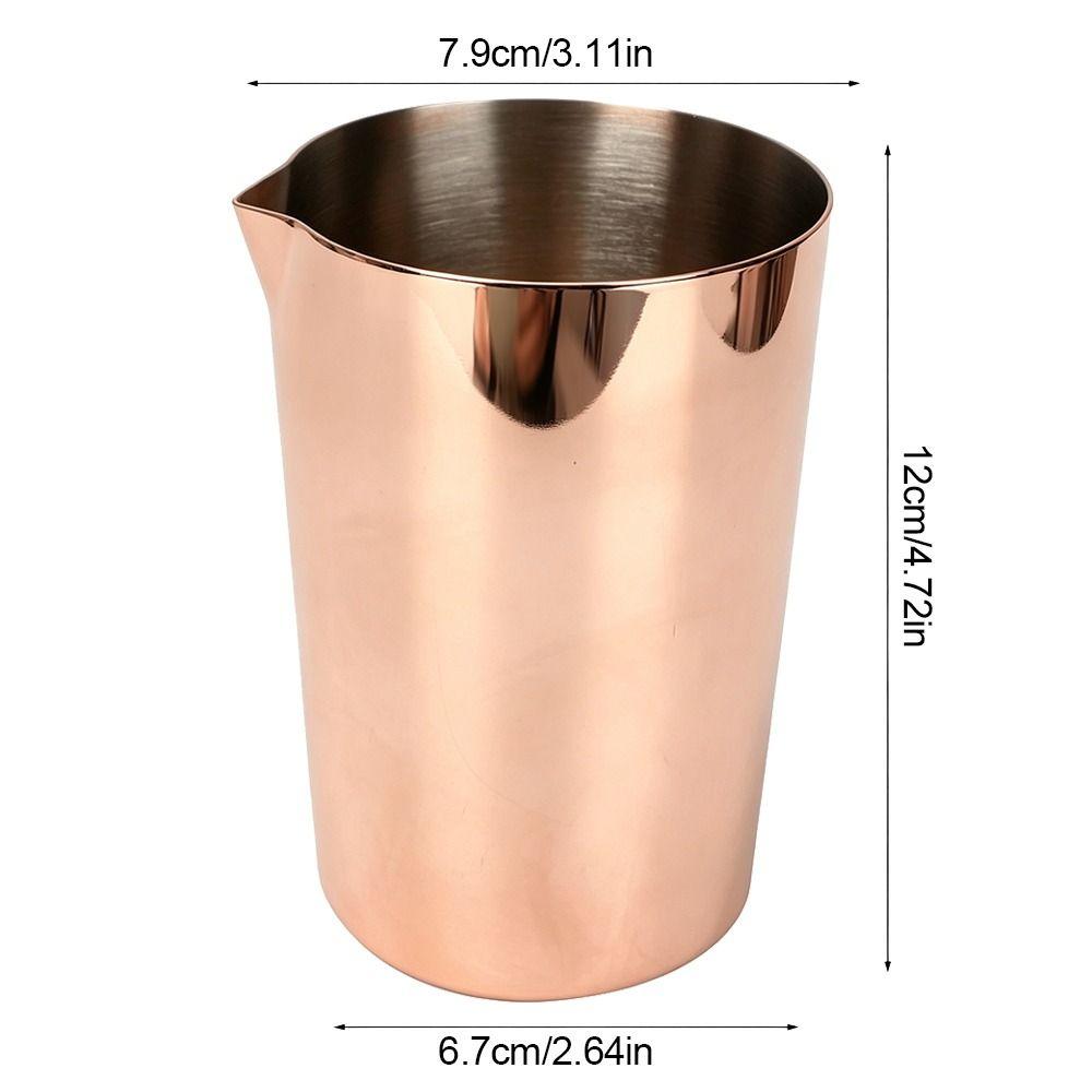 500ML Cocktail Mug Insulation Mixing Glass Professional Wine Stirring Cup Bartender