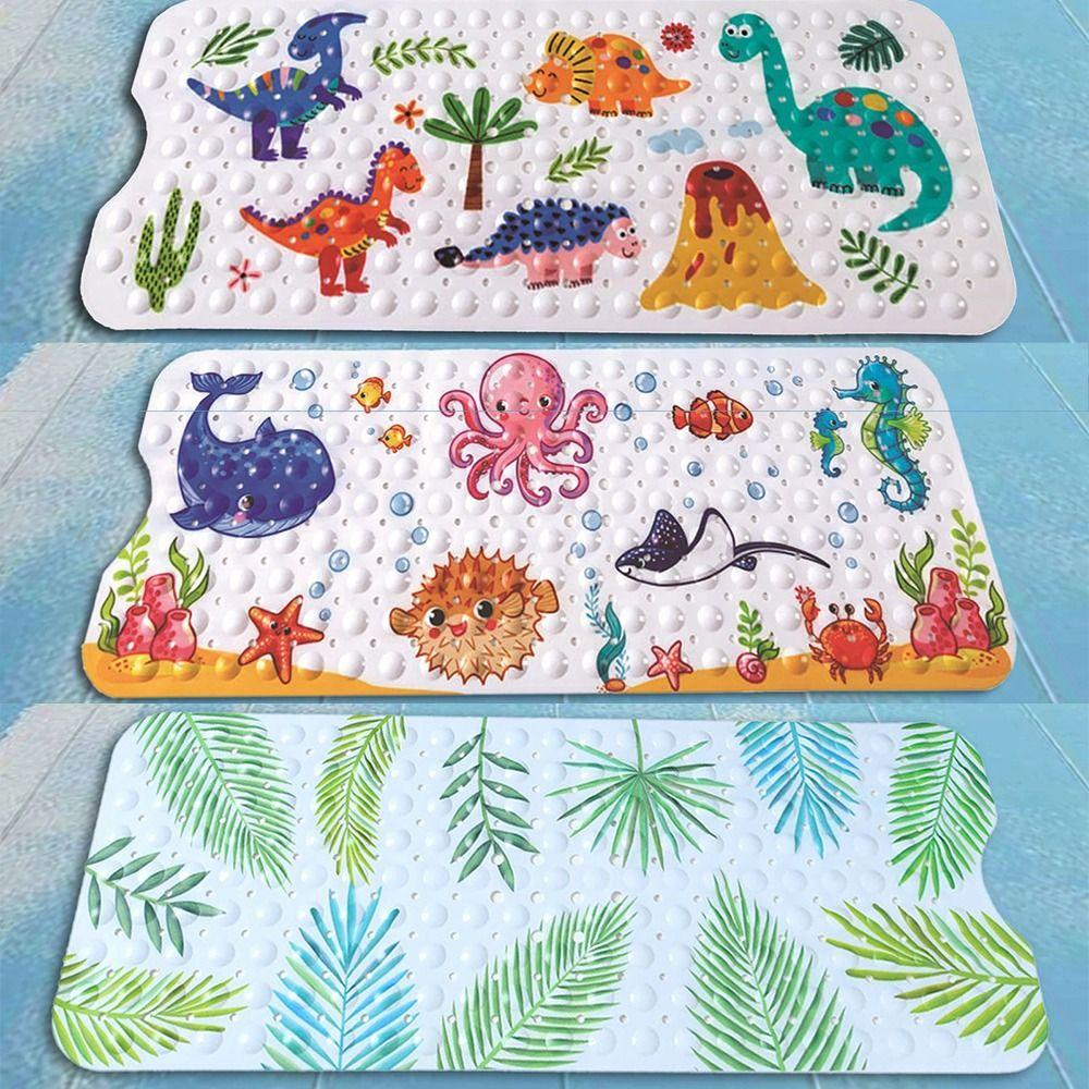 

3D Cartoon Bathtub Non-slip Mat Eco-Friendly Bathroom Carpet Rug Pregnant Woman