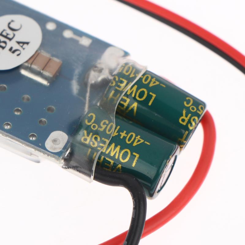 Rc Drone Receiver Power Supply External Ubec-5A 2-7S Bec Lowest Rf Noise Full Shielding Anti-Interference Switch Regulator