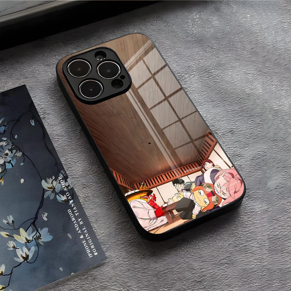 D-Dan D-Da Daa Phone Case For IPhone 17 Air 16 E Pro Max 15 14 13 Mini 12 Pro 11 Max Plus Black Glass Cover