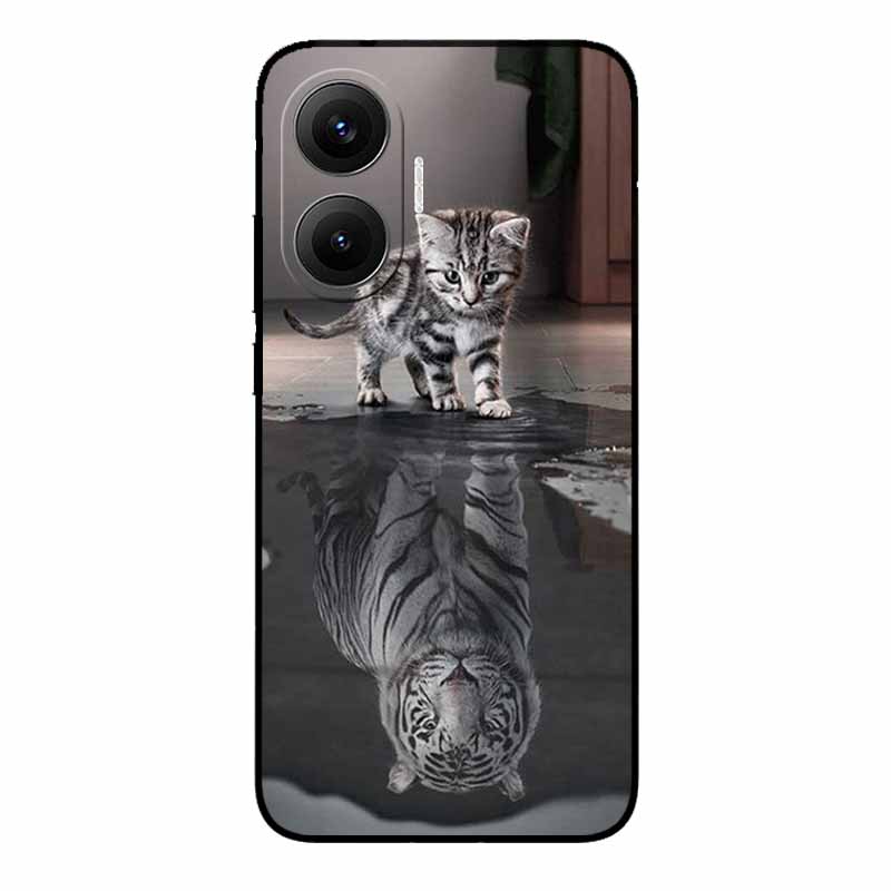 Funda For Xiaomi Poco F7 2025 Wolf Case Fashion Protective Soft Back Cover For Poco F7 5G Phone Back Capa POCOF7 6.83" Lion Case