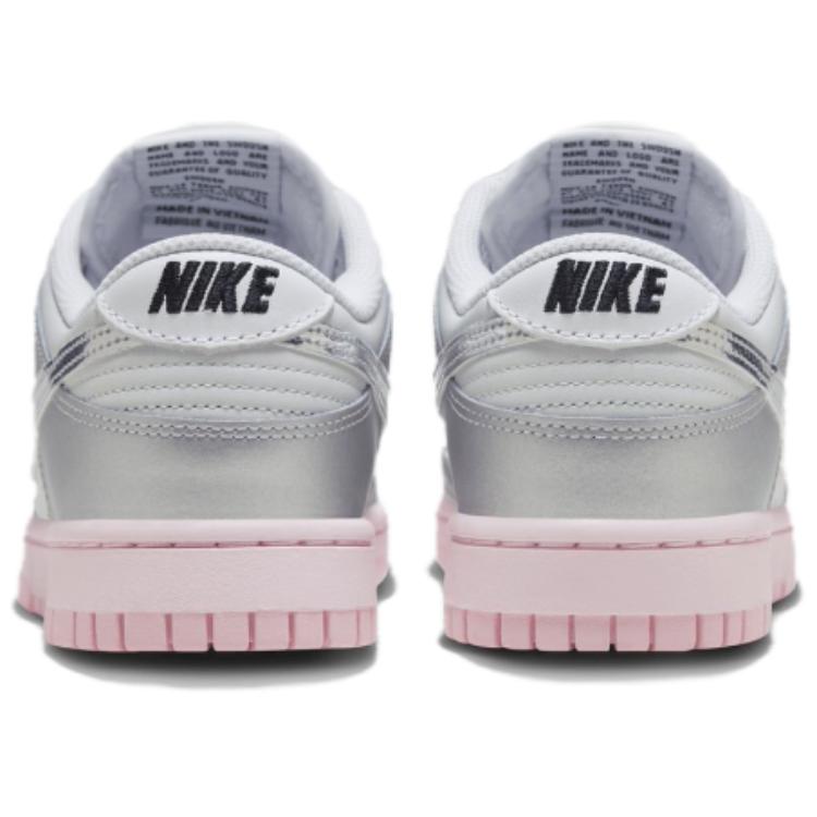 Nike Dunk Low LX Photon Dust Pink Foam Women Sneakers Grey Medium-Soft-Pink Metallic-Silver HM3698-006