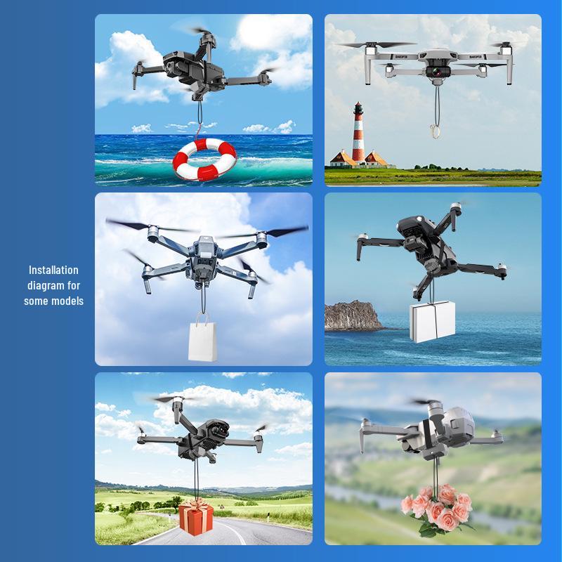 Applicable DJI Mini3Pro & Hubsan Remote Control Parabolic Accessories: Lightweight Sky Drop Device Thrower