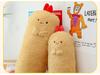 Tempura Shrimp Plush Pillow - Cute Long Dorm Bed Buddy