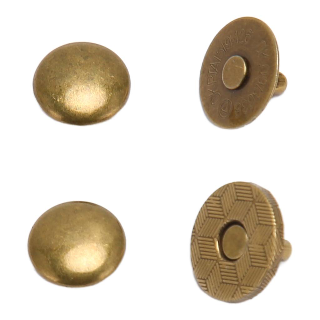 50 Set Magnetic Bag Clasps High Hardness Alloy Smoothing sy   Widely Used Magnet Buttons for Clothes