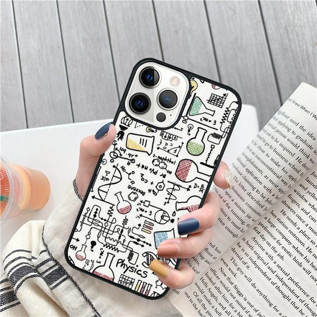 Science Chemistry Formulas Phone Case Cover For iPhone 17 Air 16 15 14 13 12 Pro Max 11 Pro Max Plus Coque Shell