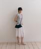 Low Tide Strap Shirring Bag [Black]