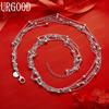 925 Sterling Silver Multi-Layer Beaded Necklace - Banquet Gift Jewelry