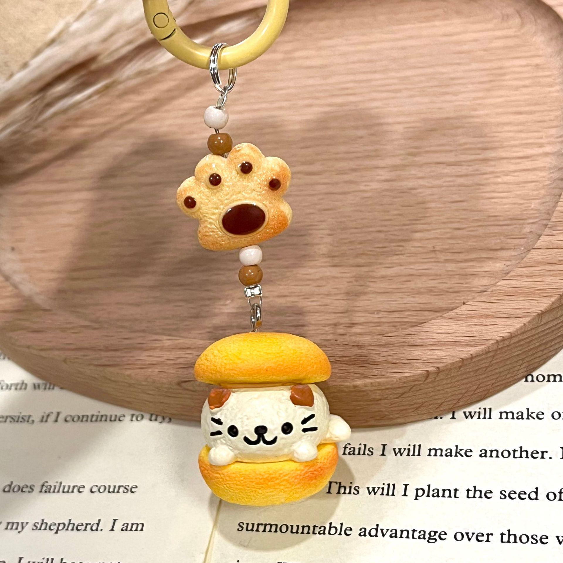 8-Macaron Biscuit Sandwich Edible Toy Charm - Japanese Dessert Phone/Backpack Ornament