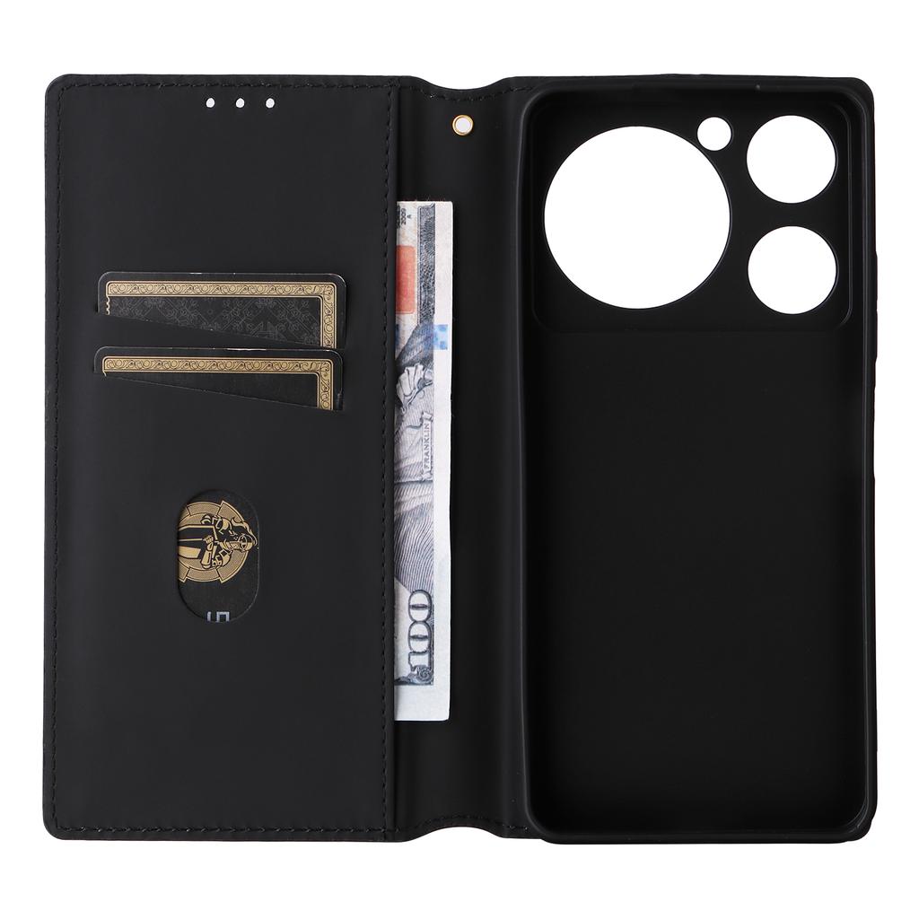 For ZTE nubia Music Wallet Case Rhombus Imprinted Leather Phone Cover