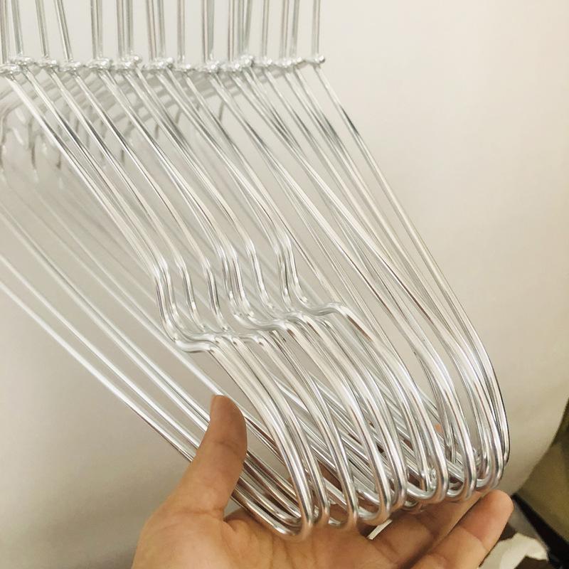 10pcs Silver/Gold Hanger For Clothes Aluminum Alloy Durable Clothes Hanger For Coats Skirts Pants Dress