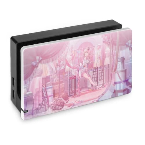 Project Sekai Akatsukiyama Mizuki Switch Dock Case, Switch Base Protective Shell, Game Console Storage, Full Protection, Easy Attach/Detach, Durable,