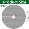 4 Pcs Cuttable Plant Pot Covers - Mesh Barrier Screens To Protect Plants From Cats, Ideal for Patio & Garden