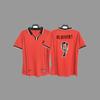 Retro jersey, football jersey, classic nostalgic replica Thai jersey, game training jersey, short-sleeved sportswear.