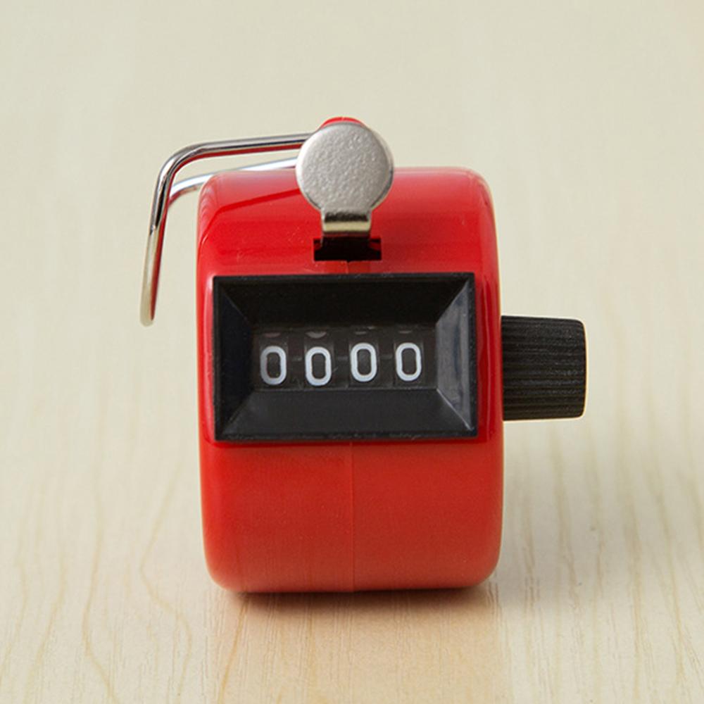 Handheld 4 Digital Tally Counter Mechanical Manual Palm Clicker Number Count Assorted 8 Color Tally Counter Number Count