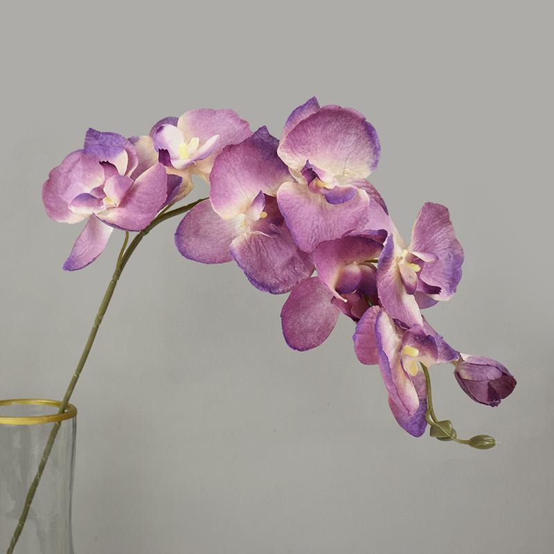 Artificial Butterfly Orchid Flowers for Home Room Garden Decoration DIY Wedding Bouquet Real Touch Silk Phalaenopsis Fake Plant