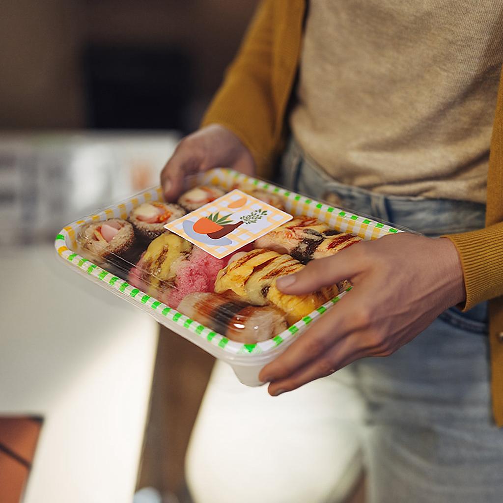 10pcs Sushi Packing Box, Spring Outing, Picnic, Disposable Box, Bowl, Bento, Rice, Food, Internet Famous Household, Takeaway, Fruit, Camping