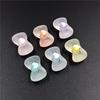 Handmade Transparent Frosted Loose Cute Heart Spacer Acrylic Beads Cartoon for Jewelry Making Bow Shape Bracelets Accessories  Beads