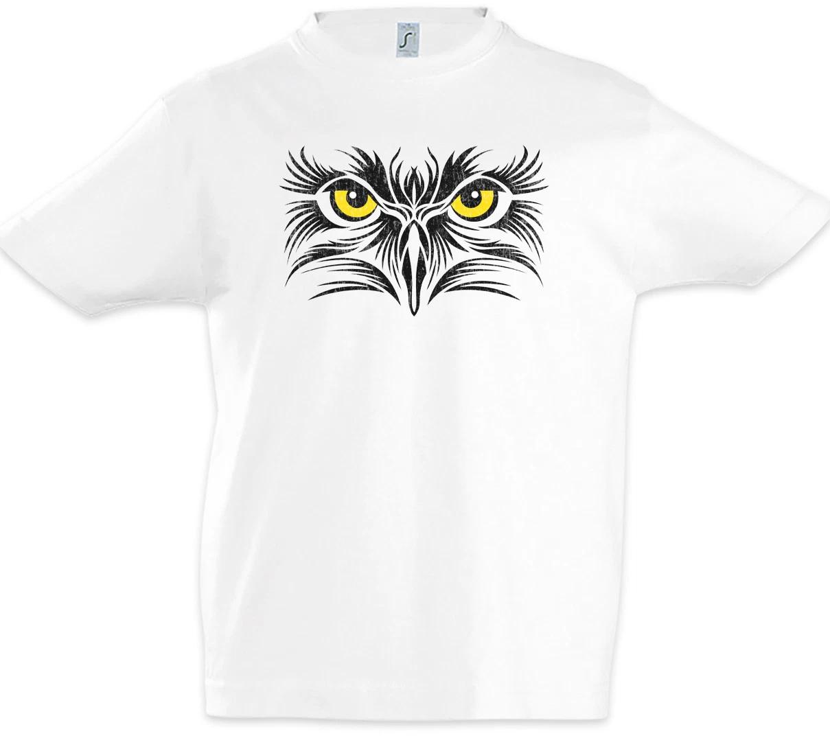 Eagle Eyes Kids Boys T-Shirt Eye Staring Tattoo Bird Artist Art Wildlife 140