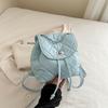 2025  Summer High Value Niche Design Diamond Backpack Women  Chain Bag Small Ladies Backpack