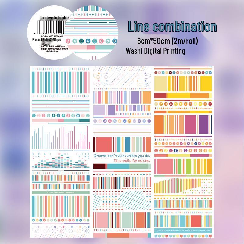 Colorful Polka Dot Washi Tape for Artistic Journal Decoration