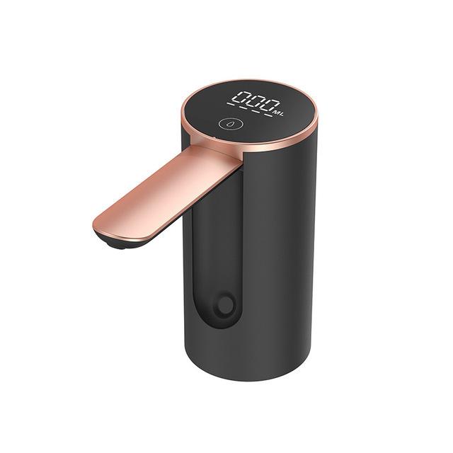 Elektrikli Su Pompası Katlanabilir Sebili Su Çıkışı Ekranı USB Şarj Düğmesi Kontrolü Mini Otomatik