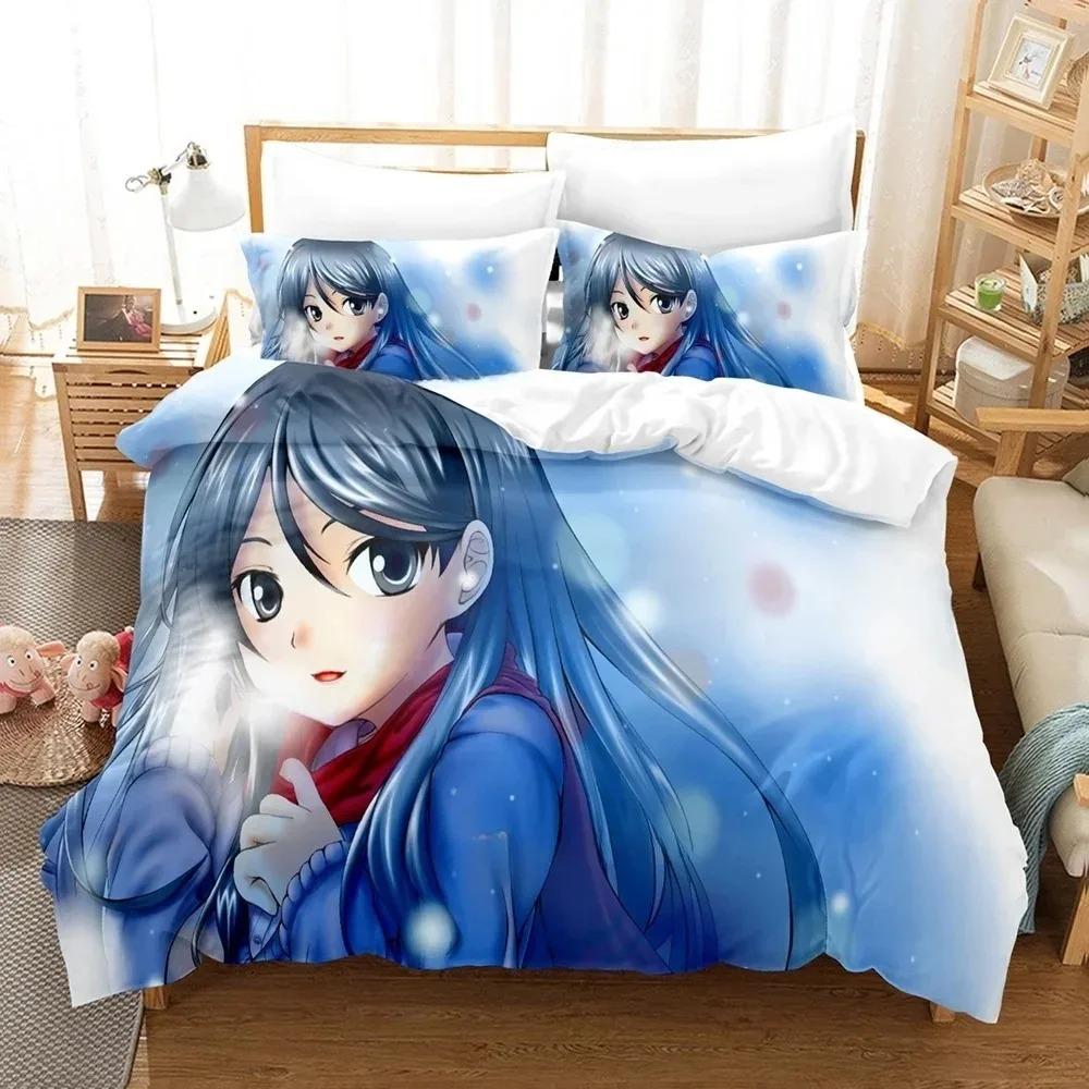 3D Printed Anime A Certain Magical Index Bedding Collection Single Twin Full Queen King Size Bed Collection Adult Kid Bedroom Duvetcover Collections