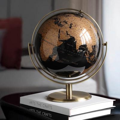 23cm Wielojęzyczny Metalowy Stojak Globus - Do Nauczania Geografii i Dekoracji Domu