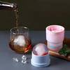 Silicone Food Grade Ice Ball Mold Round Ice Ball Reusable Easy Demold Stackable DIY Ice Ball for Cocktail Whiskey Drink Home Bar