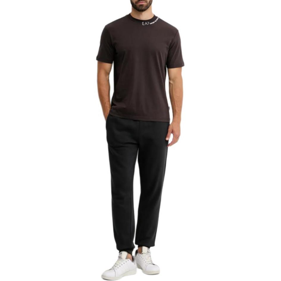 Emporio Armani Ea7 Fw25 Round Neck Letter Pullover T-Shirt Men tops 7X000147-AF13244-U6031 L