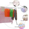 Changbaosen Floor Folding Telescopic Double Clothes Drying Rack