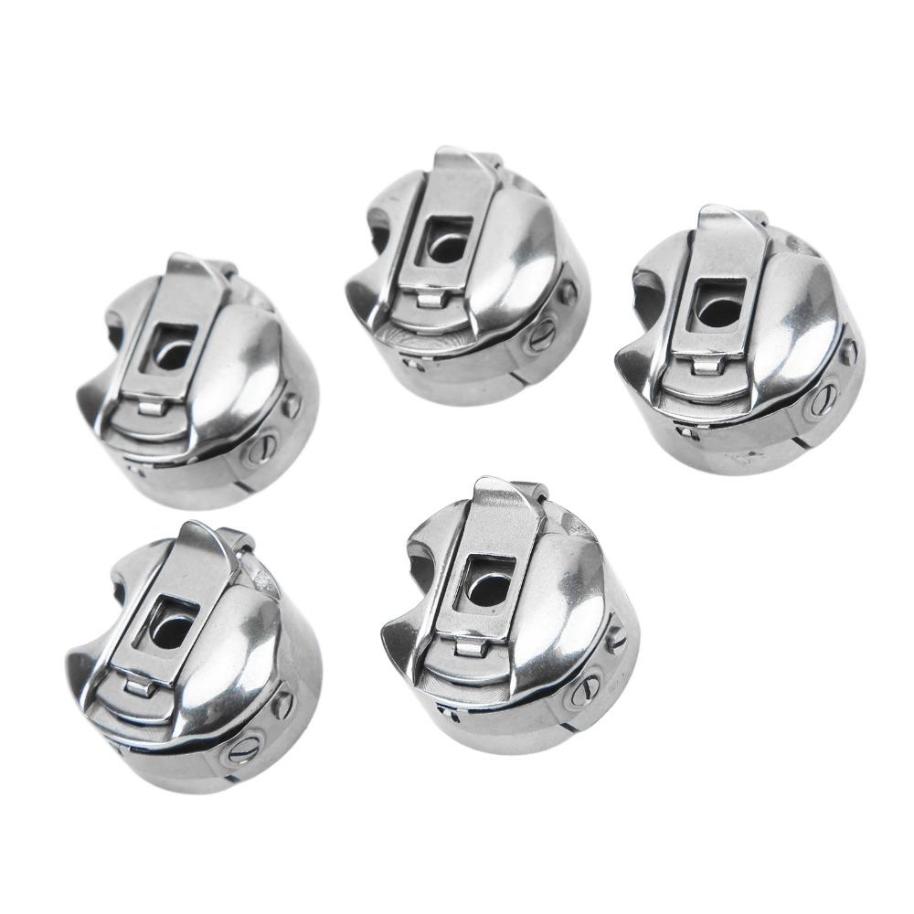 5 ks Nerezový pouzdro cívky šicího stroje Elektrické šicí stroje