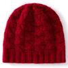 Warm Wool Blend Cable Knit Beanie Hat Men Women Winter Casual Unisex Foldable Headwear