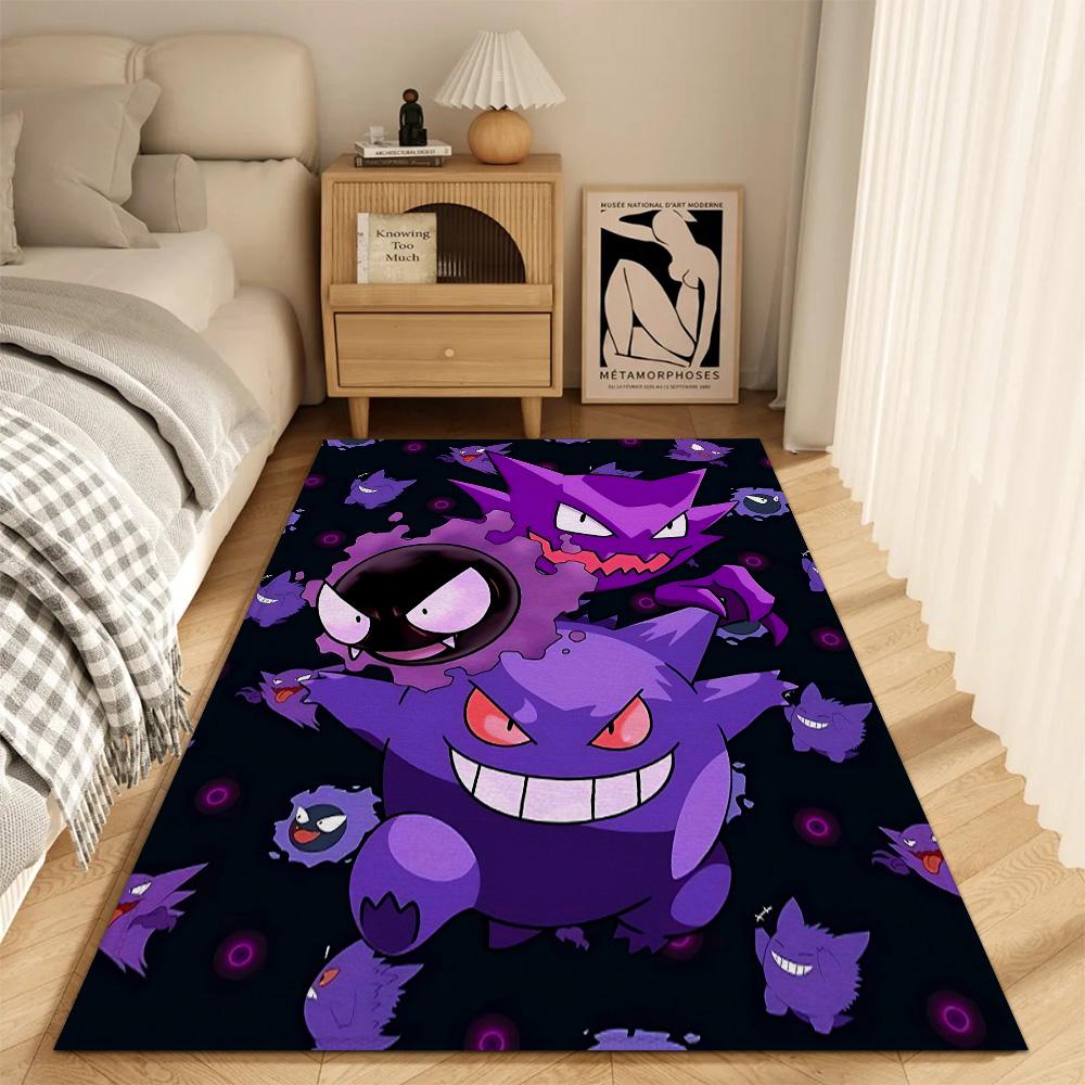 Fashion Entrance Mat Living Room P-Pokemon Rugs Decoration G-gengar Bedrooom Carpet for Kitchen Balcony Doormat Front Door Bath