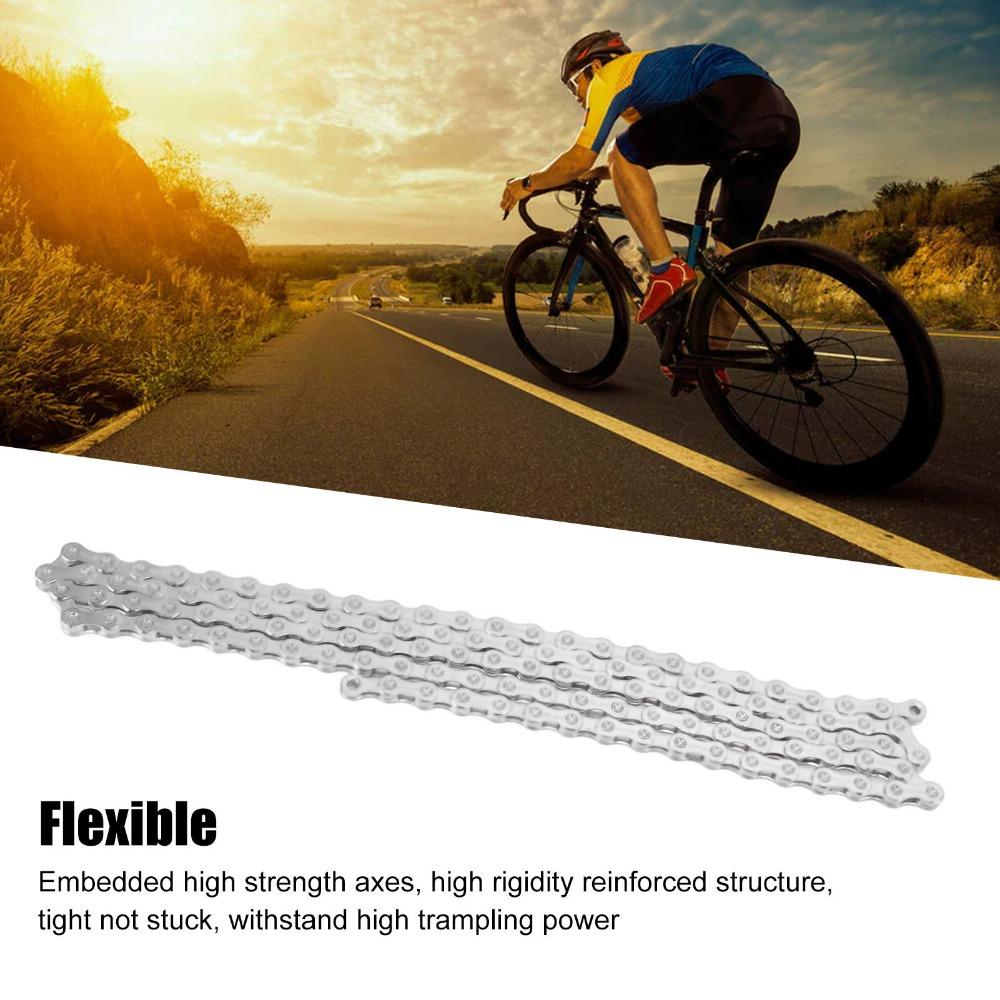 116 Links Bike Chain 10 Speed Replacement Chain Durable Mountain Bike Chain  Drivetrain Repair