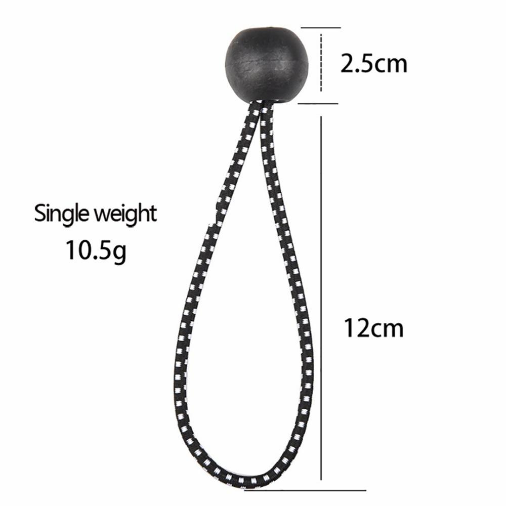 10pcs Ball Bungee Cords Baggage Belts Tent Tie Outdoor Camping Tent Accessoriy Heavy Duty Tie Down Cords for Shelter Cargo